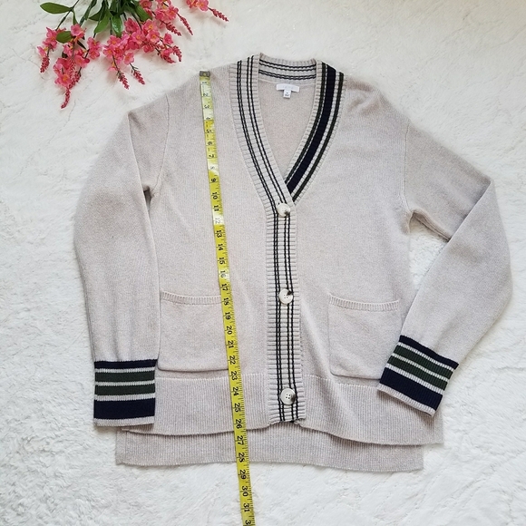 JOHNNY WAS CALME MIXED STRIPE CARDIGAN - Picture 6 of 11